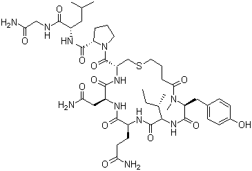 Carbetocin molecular structure (CAS 37025-55-1)