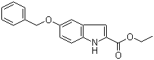 Ethyl 5-(benzyloxy)-1H-indole-2-carboxylate molecular structure (CAS 37033-95-7)
