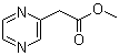 结构式 CAS# 370562-35-9, 2-吡嗪乙酸甲酯