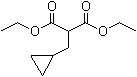 Diethyl cyclopropylmethylmalonate molecular structure (CAS 37092-86-7)