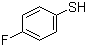 structure of CAS# 371-42-6, 4-Fluorothiophenol;4-Fluorobenzenethiol; 4-Mercaptofluorobenzene