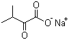 结构式 CAS# 3715-29-5, 3-甲基-2-氧代丁酸钠