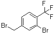 2-Bromo-4-(bromomethyl)-1-(trifluoromethyl)benzene molecular structure (CAS 372120-77-9)