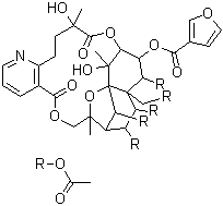 雷公藤春碱分子结构 (CAS 37239-48-8)