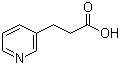 3-Pyridinepropionic acid molecular structure (CAS 3724-19-4)