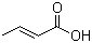 Crotonic acid molecular structure (CAS 3724-65-0)