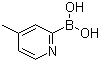 4-Methylpyridine-2-boronic acid molecular structure (CAS 372963-48-9)