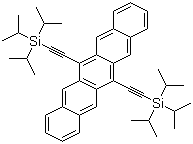 6,13-Bis(triisopropylsilylethynyl)pentacene molecular structure (CAS 373596-08-8)
