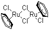 Benzeneruthenium(II) chloride dimer molecular structure (CAS 37366-09-9)