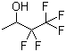 3,3,4,4,4-五氟-2-丁醇分子结构 (CAS 374-40-3)