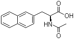 structure of CAS# 37439-99-9, (S)-N-Acetyl-2-naphthylalanine;(S)-2-Acetamido-3-(naphthalen-2-yl)propanoic acid