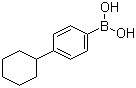 4-环己基苯硼酸分子结构 (CAS 374538-04-2)