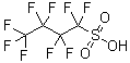 Perfluorobutanesulfonic acid molecular structure (CAS 375-73-5)