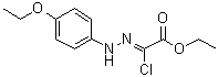 Chloro[(4-ethoxyphenyl)hydrazono]acetic acid ethyl ester molecular structure (CAS 37522-29-5)