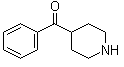 结构式 CAS# 37586-22-4, 4-苯甲酰基哌啶