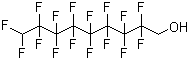 structure of CAS# 376-18-1, 1H,1H,9H-Hexadecafluoro-1-nonanol;2,2,3,3,4,4,5,5,6,6,7,7,8,8,9,9-Hexadecafluorononan-1-ol