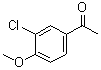 structure of CAS# 37612-52-5, 3'-Chloro-4'-methoxyacetophenone;1-(3-Chloro-4-methoxyphenyl)ethanone; 1-(3-Chloro-4-methoxyphenyl)ethan-1-one; 3'-Chloro-4'-methoxyacetophenone; 4-Acetyl-2-chloroanisole