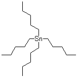 四戊基锡烷分子结构 (CAS 3765-65-9)