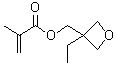 structure of CAS# 37674-57-0, (3-Ethyl-3-oxetanyl)methyl methacrylate;3-Ethyl-3-methacryloxymethyloxetane; 3-Methacryloxymethyl-3-ethyloxetane; 3-Methacryloyloxymethyl-3-ethyloxetane; Eternacoll OXMA; OXE 30; OXMA