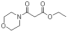 结构式 CAS# 37714-64-0, beta-氧代-4-吗啉丙酸乙酯
