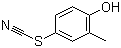 2-Methyl-4-thiocyanatophenol molecular structure (CAS 3774-53-6)