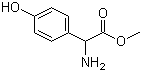 结构式 CAS# 37763-23-8, 左旋对羟基苯甘氨酸甲酯