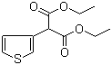 结构式 CAS# 37784-67-1, (3-噻吩基)丙二酸二乙酯