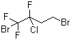 2-Chloro-1,4-dibromo-1,1,2-trifluorobutane molecular structure (CAS 378-13-2)