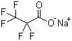 五氟丙酸钠分子结构 (CAS 378-77-8)