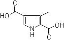 3-Methyl-1H-pyrrole-2,4-dicarboxylic acid molecular structure (CAS 3780-41-4)