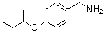 4-(1-Methylpropoxy)benzenemethanamine molecular structure (CAS 37806-45-4)
