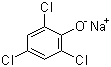 Sodium 2,4,6-trichlorophenolate molecular structure (CAS 3784-03-0)