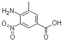 structure of CAS# 37901-94-3, 4-Amino-5-methyl-3-nitrobenzoic acid