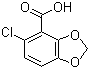 structure of CAS# 379229-83-1, 5-Chloro-1,3-benzodioxole-4-carboxylic acid