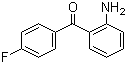 结构式 CAS# 3800-06-4, 2-氨基-4'-氟二苯甲酮