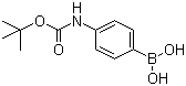 structure of CAS# 380430-49-9, 4-(tert-Butoxycarbonyl)aminophenylboronic acid