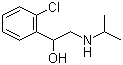 structure of CAS# 3811-25-4, Clorprenaline;1-(2-Chlorophenyl)-2-propan-2-ylamino-ethanol
