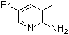 structure of CAS# 381233-96-1, 2-Amino-5-bromo-3-iodopyridine;5-Bromo-3-iodopyridin-2-amine