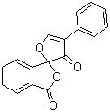 structure of CAS# 38183-12-9, Fluorescamine;4-Phenylspiro[furan-2(3H),1-phthalan]-3,3'-dione