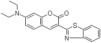 structure of CAS# 38215-36-0, Coumarin 6;3-(2'-Benzothiazolyl)-7-diethylaminocoumarin; 3-(2-Benzothiazolyl)-N,N-diethylumbelliferylamine
