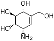structure of CAS# 38231-86-6, Valienamine;(+)-Valienamine; (1S,2S,3R,6S)-6-Amino-4-(hydroxymethyl)-4-cyclohexene-1,2,3-triol