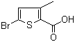 5-Bromo-3-methylthiophene-2-carboxylic acid molecular structure (CAS 38239-45-1)