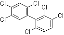 结构式 CAS# 38380-04-0, 2,2',3,4',5',6-六氯联苯
