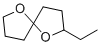 2-Ethyl-1,6-dioxaspiro[4.4]nonane molecular structure (CAS 38401-84-2)