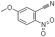 结构式 CAS# 38469-84-0, 2-硝基-5-甲氧基苯腈