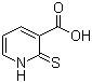 2-巯基烟酸分子结构 (CAS 38521-46-9)