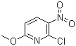 2-氯-6-甲氧基-3-硝基吡啶分子结构 (CAS 38533-61-8)