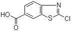 结构式 CAS# 3855-95-6, 2-氯-6-苯并噻唑羧酸