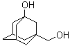 结构式 CAS# 38584-37-1, 3-羟基-1-金刚烷甲醇