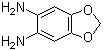 1,3-Benzodioxole-5,6-diamine molecular structure (CAS 38608-07-0)
